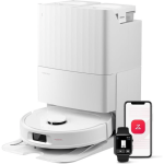 Roborock QV 35S Set Robot Aspirador HyperForce 10000Pa, Blanco