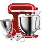 KitchenAid Artisan Batidora Amasadora Robot de Cocina con Cabezal Inclinable, Rojo - Imagen 2