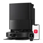 Roborock Robot Aspirador QV 35A con Base Autovaciado – 8000Pa, Negro